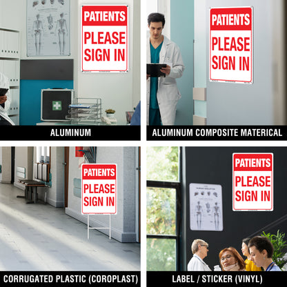 Patients Please Sign In Sign