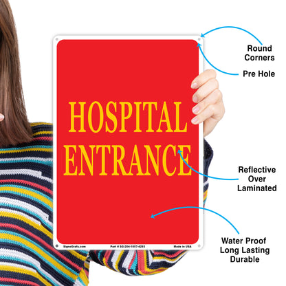 Hospital Enterance Sign