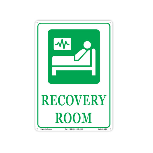Recovery Room Sign