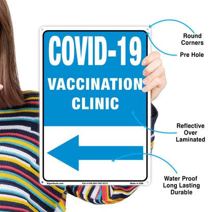 Covid 19 Vaccinition Clinic Sign