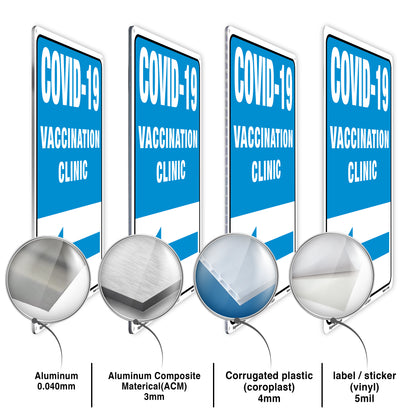 Covid 19 Vaccinition Clinic Sign