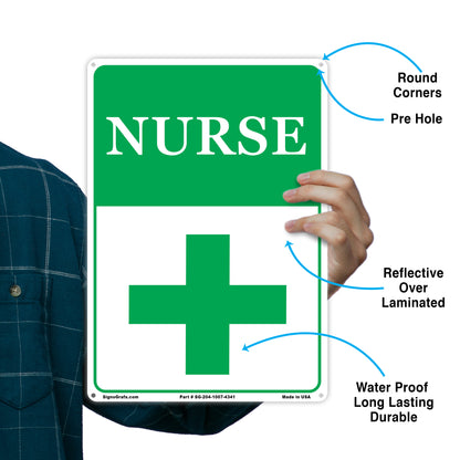 Nurse Sign (Green)