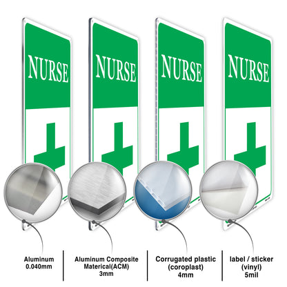 Nurse Sign (Green)