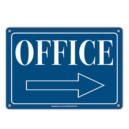 Office Sign (Right Arrow)