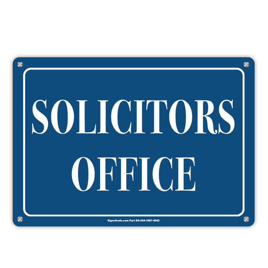 Solicitors Office Sign