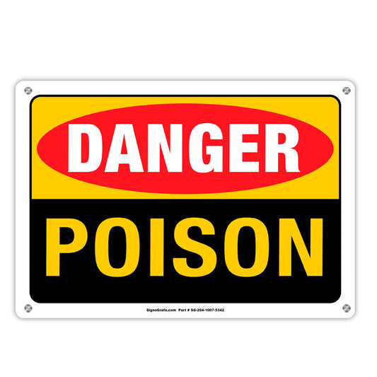 Danger Poison Sign