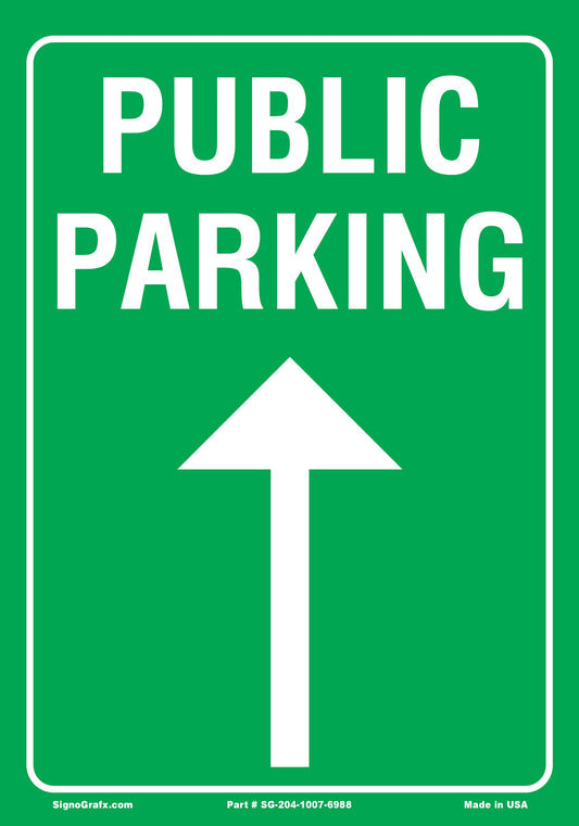 Public Parking Sign