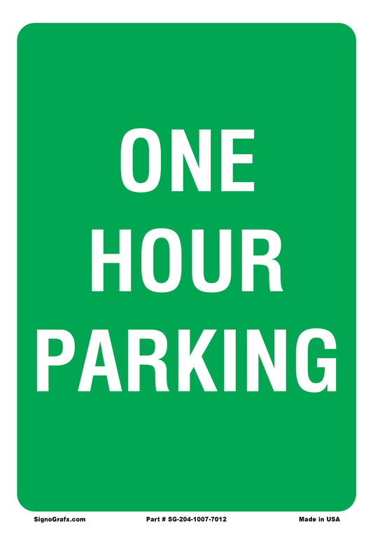 One Hour Parking