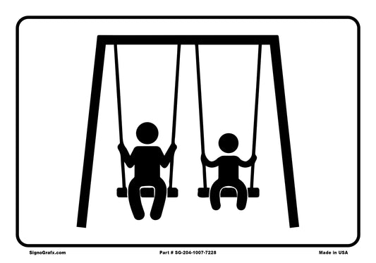 Playground Sign(Black)