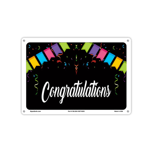 Congtatulaions Sign