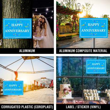 Happy Anniversay Sign
