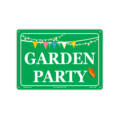 Garden Party Sign