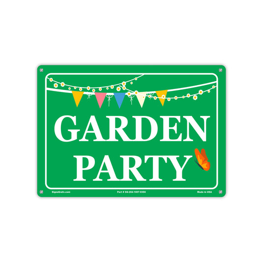 Garden Party Sign