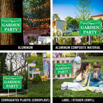 Garden Party Sign