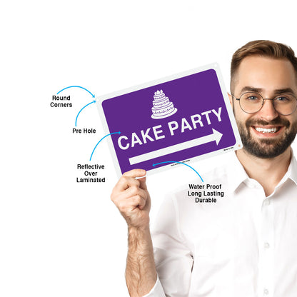 Cake Party Sign