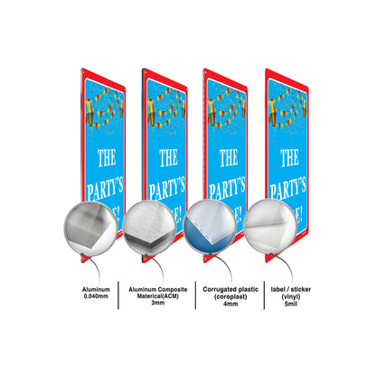 The Party's Here Sign