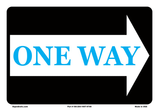 One Way Sign