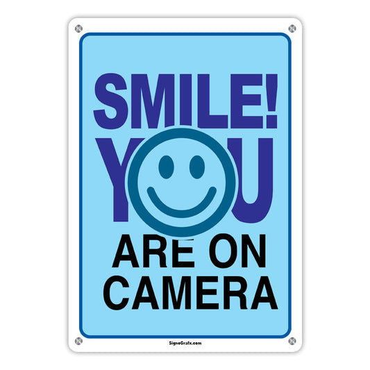 Smile You Are On Camera Sign