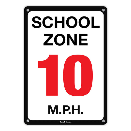 School Zone 10 M.P.H