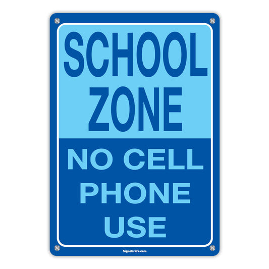 School Zone No Cell Phone Use