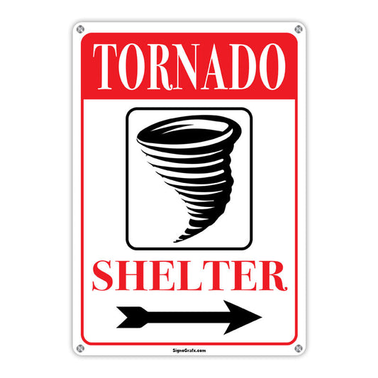 Torando Shelter Sign