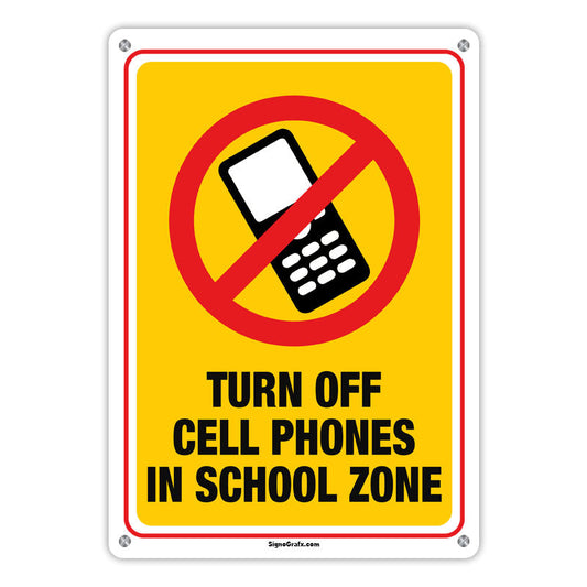 Turn Off Cell Phone In School Zone