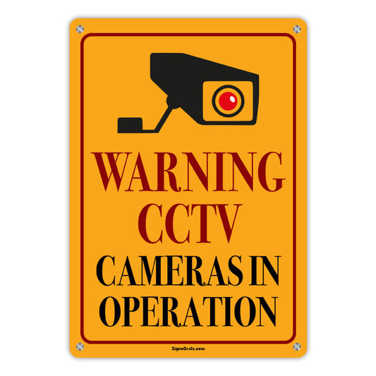 Warning All Activities Monitored And Recorded
 By Digital And Vision Cameras Sign