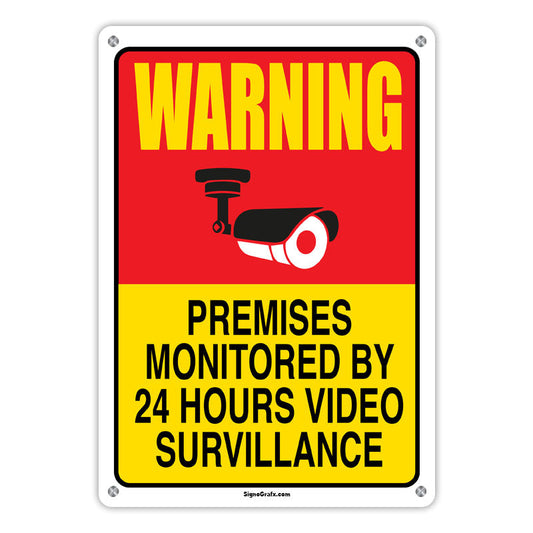 Warning Midden Games Cameras In Use Sign