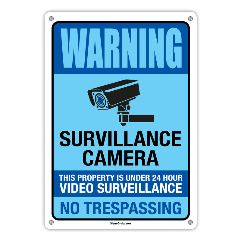Warning Security Cameras In Use Sign – SignoGrafx