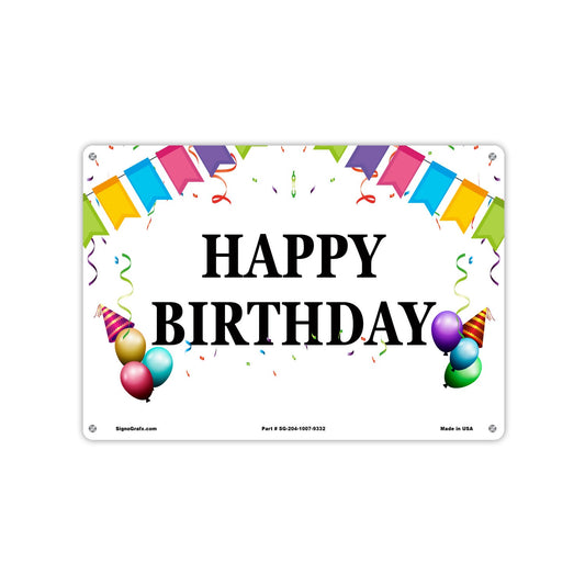 Happy Birthday Sign