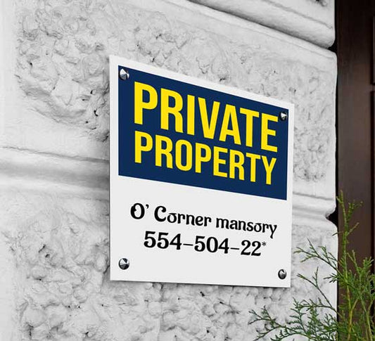 Aluminum Sign