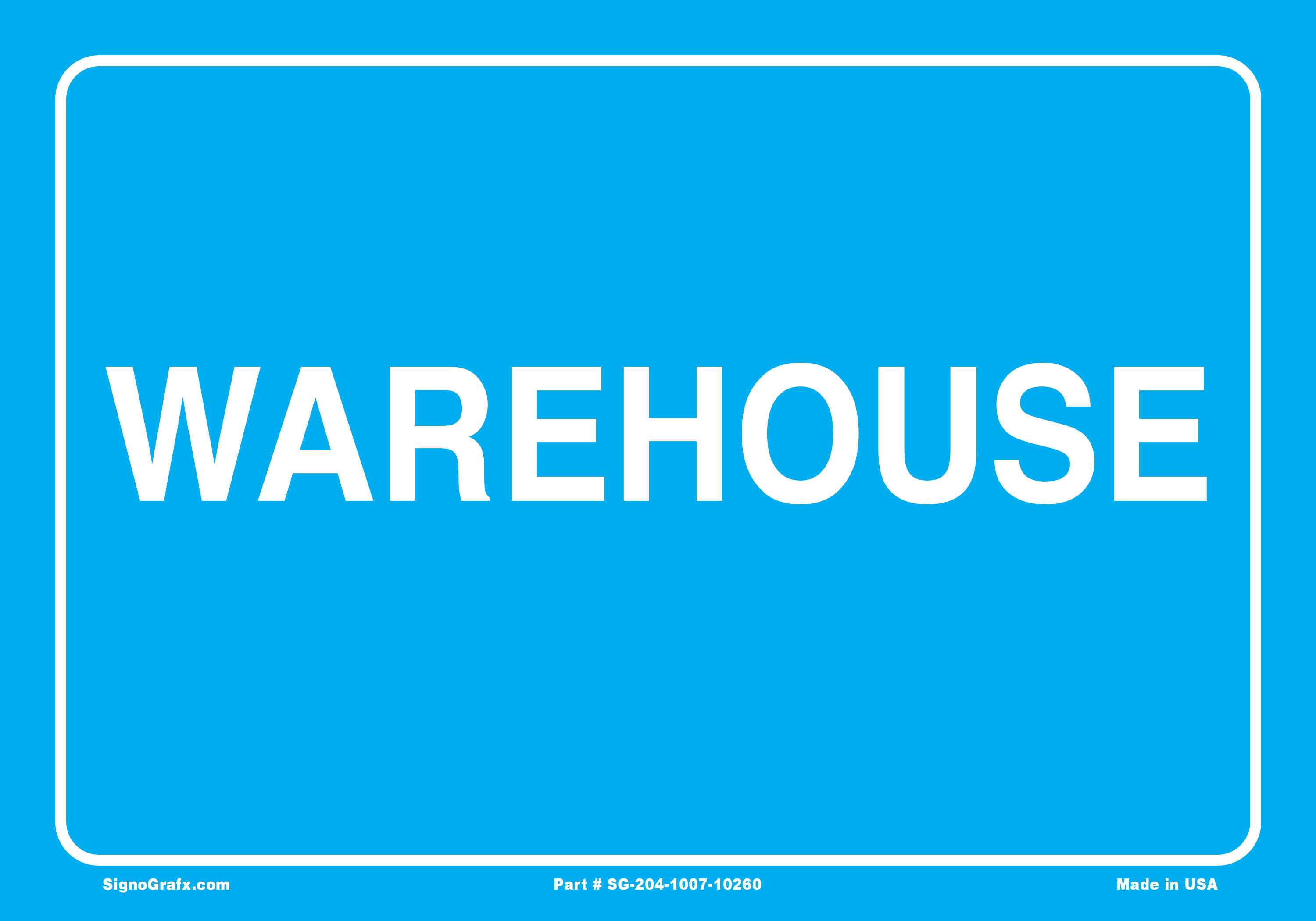 Warehouse Sign